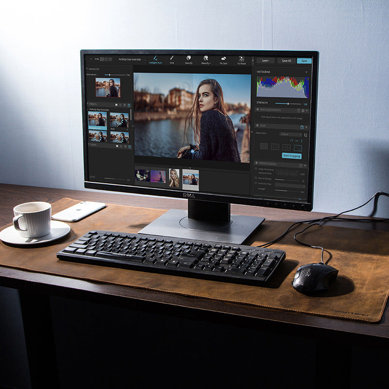 Vintage Leather Desk Mat | Workspace Collection