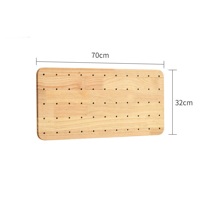 Desertas Wooden Pegboard Organiser