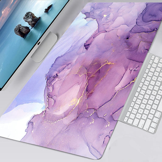 Purple Marbled Desk Mat - 2022 Marbled Collection