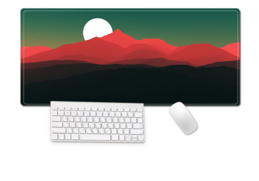 Snowy Mountains Desk Mat - Dawn Collection