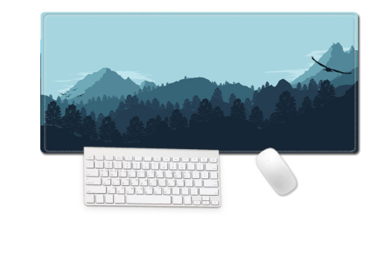 Snowy Mountains Desk Mat - Dawn Collection