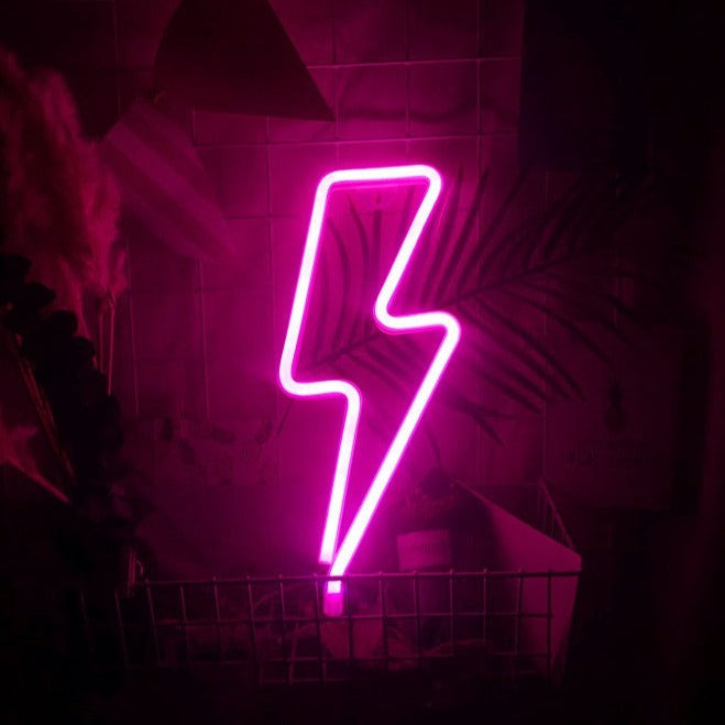 Zeus' Thunderbolt Neon LED Light