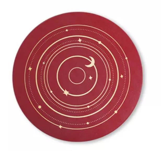 Space Orbit Leather Coasters