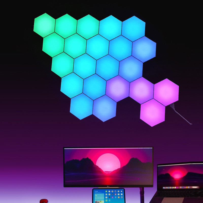 RGB Honeycomb Modular Lighting System