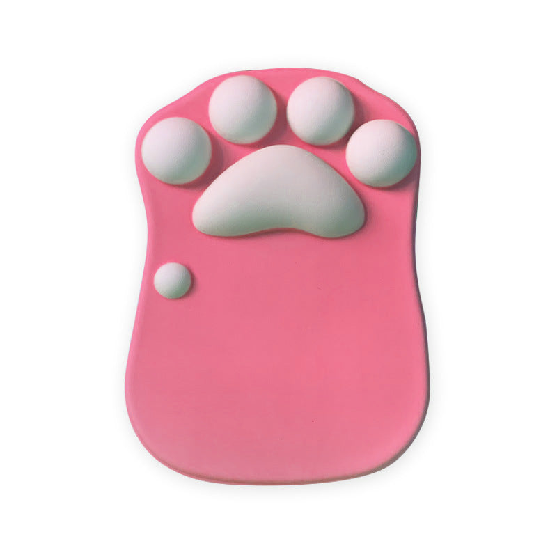  Cat Paw Mouse Pad with Wrist Support Soft Silicone