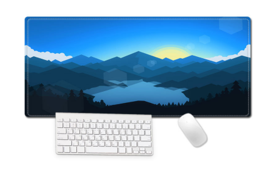 Snowy Mountains Desk Mat - Dawn Collection