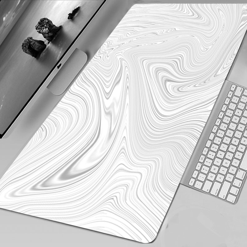 Grey Marbled Desk Mat - 2022 Marbled Collection