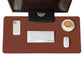 Soft Leather Office Desk Mat - Workspace Collection