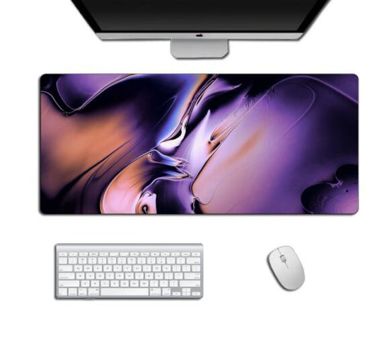 Purple Composition Desk Mat - Milky Way Collection